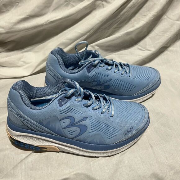 GDEFY VersoShock Orthotic Walking Sneaker - Mighty Walk Blue / Beige - Picture 4 of 7